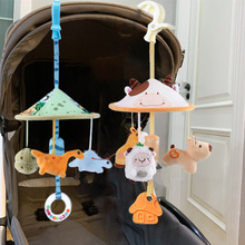 婴儿推车挂铃车载玩具可夹风铃吊伞3-6个月安抚安全座椅床铃沧海