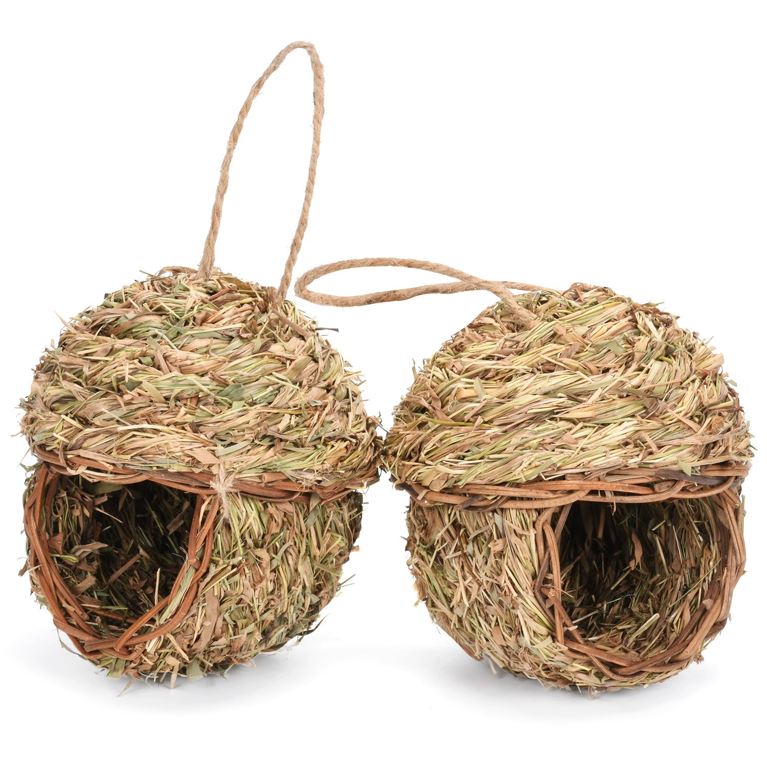 Горячая продажа творческий соломенный Птичий дом висит натуральное Птичье гнездо ручной работы Детский сад окружающая среда макет балкон висит орнамент