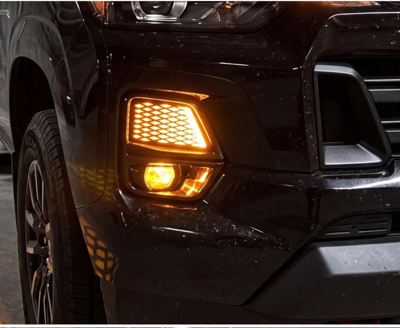 Suitable for 23-24 Models of Chevrolet Colorado, Led Daytime Running Lights for Colorado, Modified Front Bumper Lights, Fog Lights