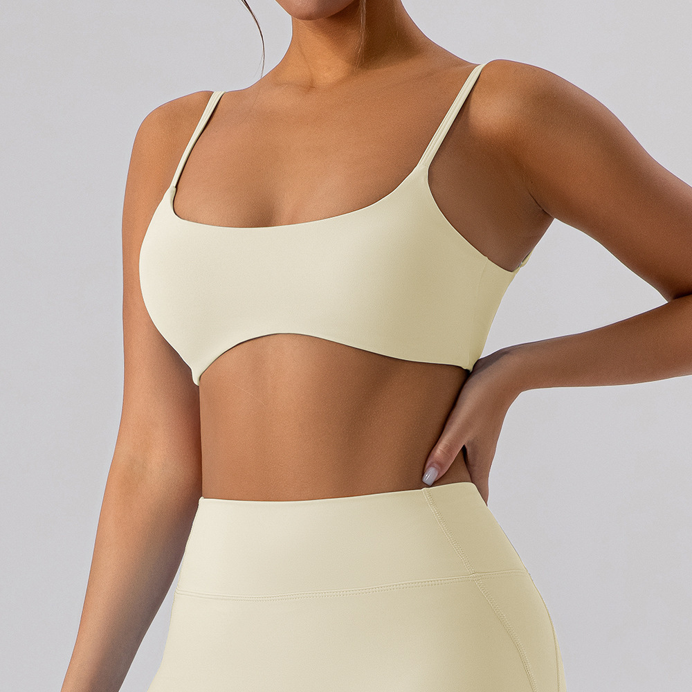 Europa y Estados Unidos sujetadores de yoga ajustados de espalda desnudos ropa interior deportiva de secado rápido pilates ropa de ejercicios chaleco chaqueta mujer