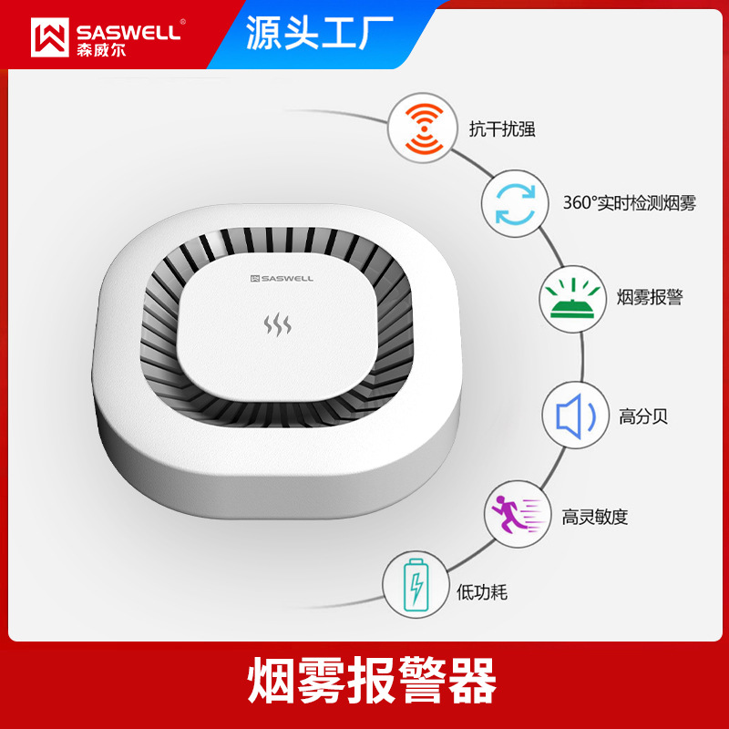 烟雾/温度/红外三合一烟感 二合一烟感三小场所NB智能烟感报警器