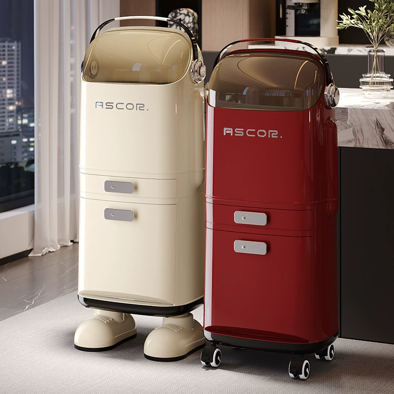 Big capacious high quality garbage can wet and dry separation, high-quality style