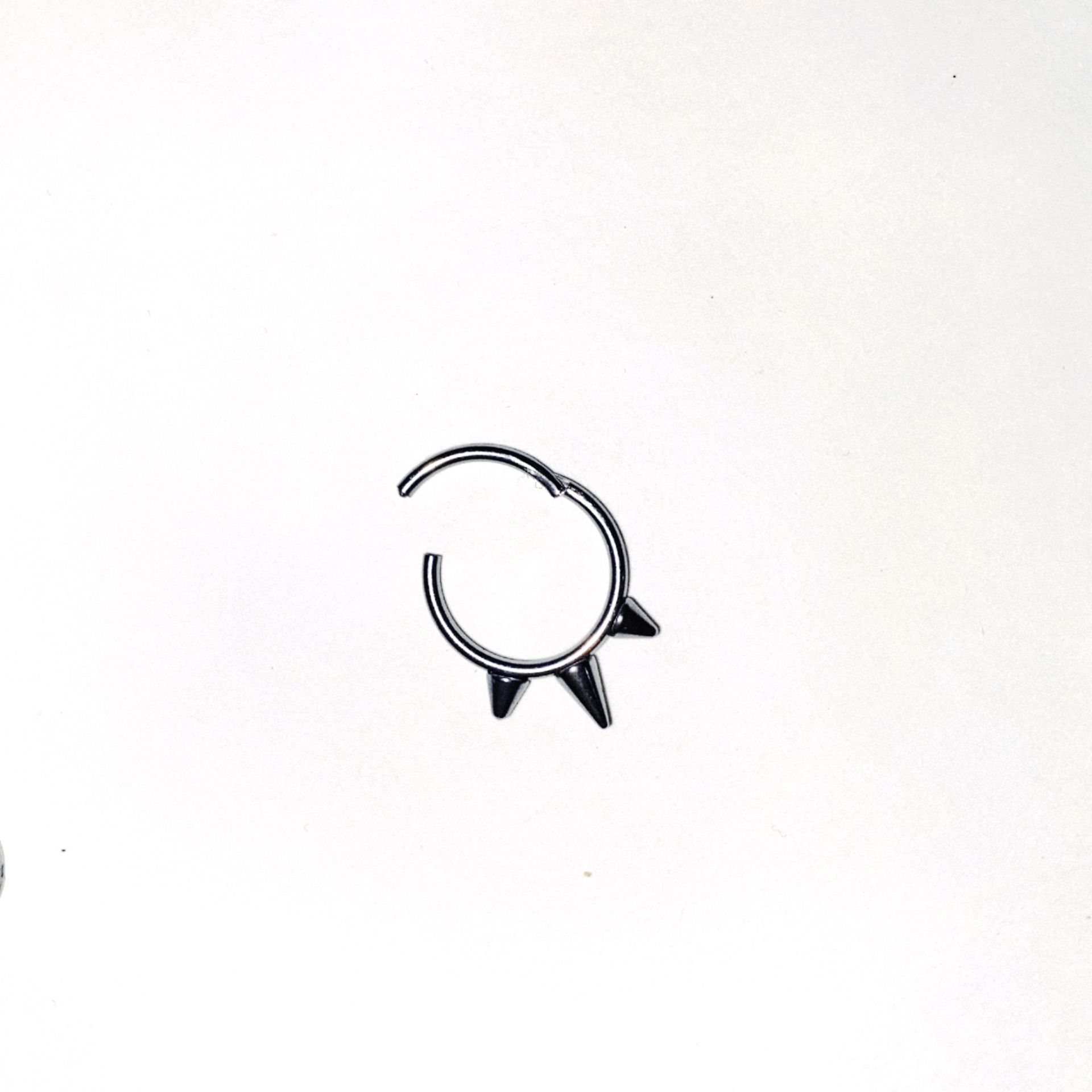 Punk Steel Lip Ring Labret Stud Lip Nose Nail Septum Ear Earring Titanium Steel Non-Fading Piercing Jewelry Wholesale detail image 7