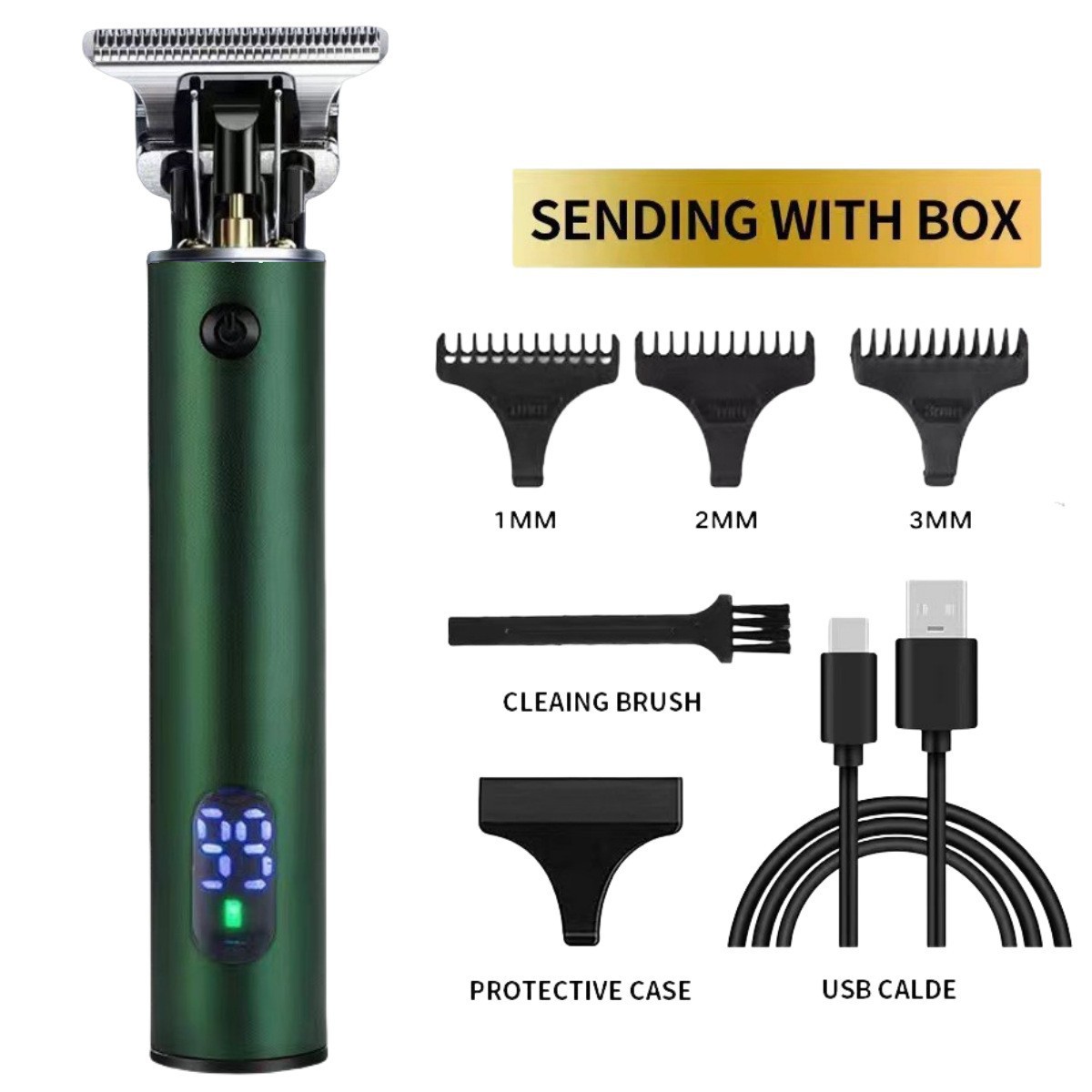 Corte de pelo eléctrico especial transfronterizo profesional de escultura empuje eléctrico corte de aceite empuje casero empuje corte de cabeza calva artefacto empuje eléctrico