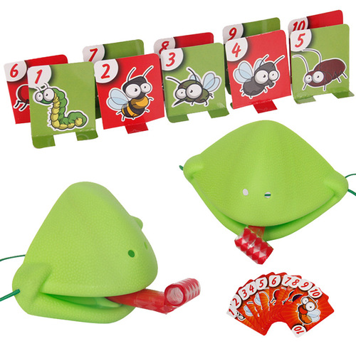 Wholesale wedding game door-blocking game hungry chameleon little frog sticking out tongue prank props practical joke groom's companions