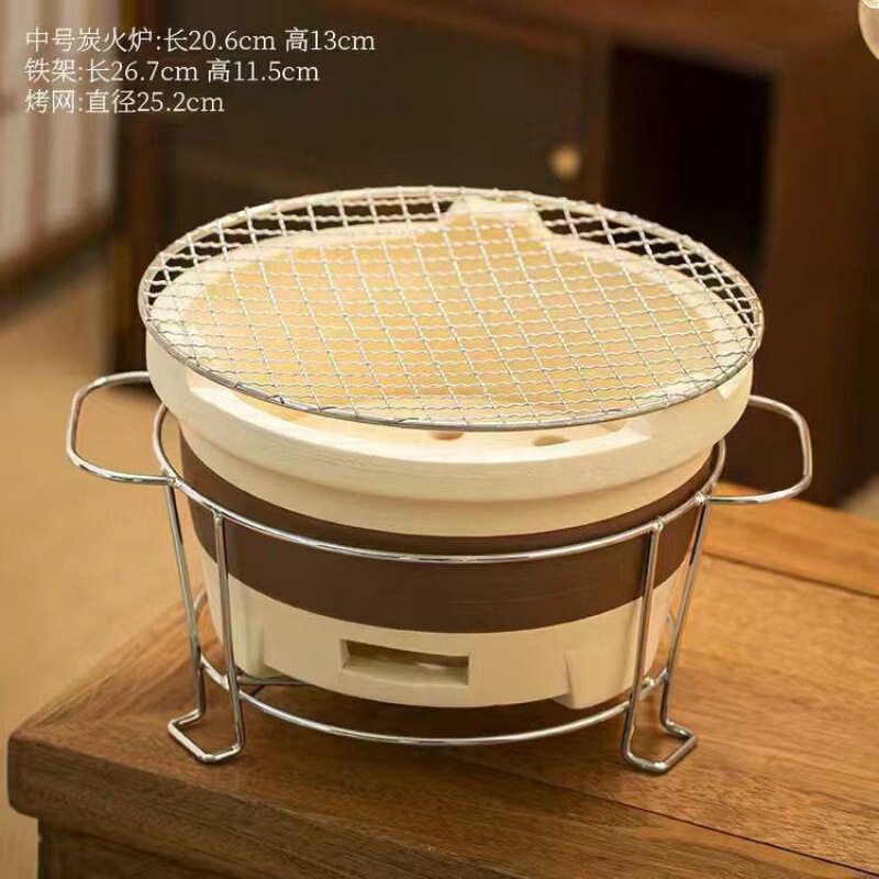 茶とバーベキュー用の炉、家庭用屋内昔ながらのサイドストーブ、インターネット有名人の火ストーブ、木炭泥ストーブ、屋外炭ストーブ|undefined