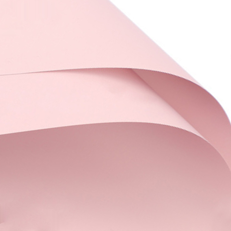 Deca papel de embalaje de flores de color sólido en stock al por mayor papel ouya impermeable material de la tienda de flores papel de embalaje material de bricolaje