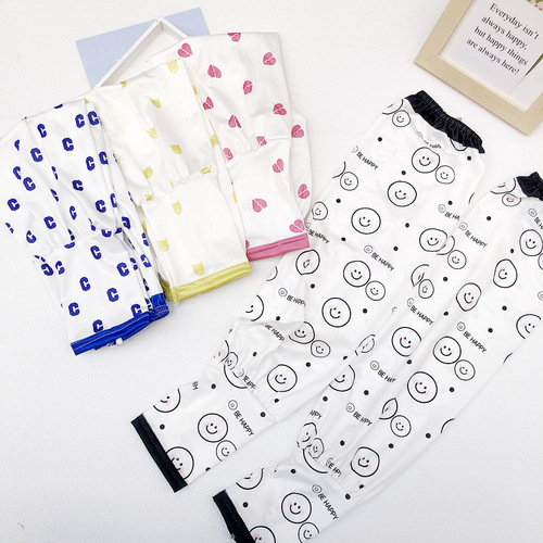 Hollywood celebrity-inspired loose ice sleeves for women, summer UV protection, slimming ice silk sleeve covers, plus-size UV-blocking lantern sleeves