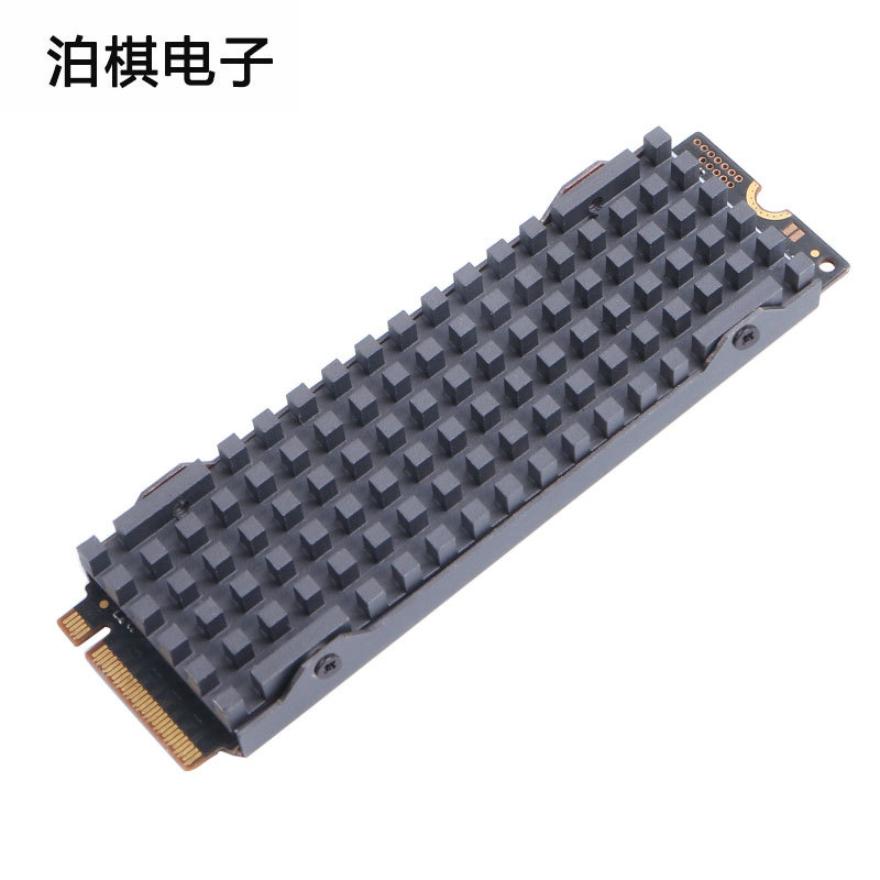 蜂刺石墨烯纯铜M.2散热器散热马甲 固态硬盘2280散热片