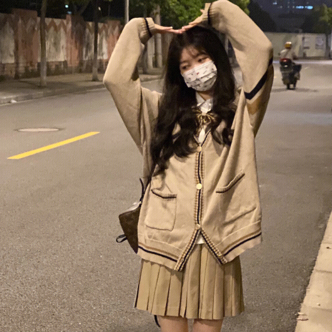 [78.3 위안 잡아 499 조각 잡아 당기고 복원 87 위안] 오리지널 JK 유니폼 스웨터 풀 세트 봄과 가을 일본 학교