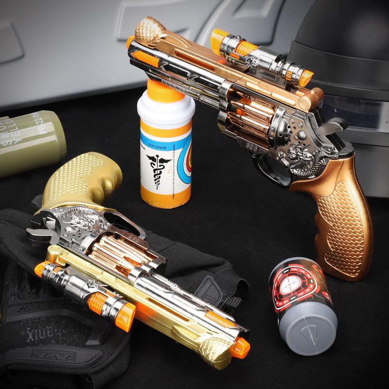 children toy Pistol children baby Electric toy Telescoping Projection shock music The little boy toy Model