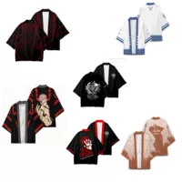 Новый цифровой принт Amazon Spell Return, японское кимоно в стиле Харадзюку, халат, плащ, пижама, кардиган