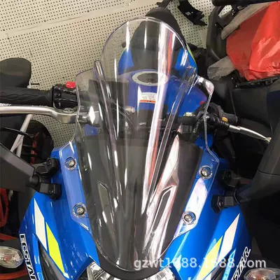 Gsx250R Modification, Motorcycle front windshield
