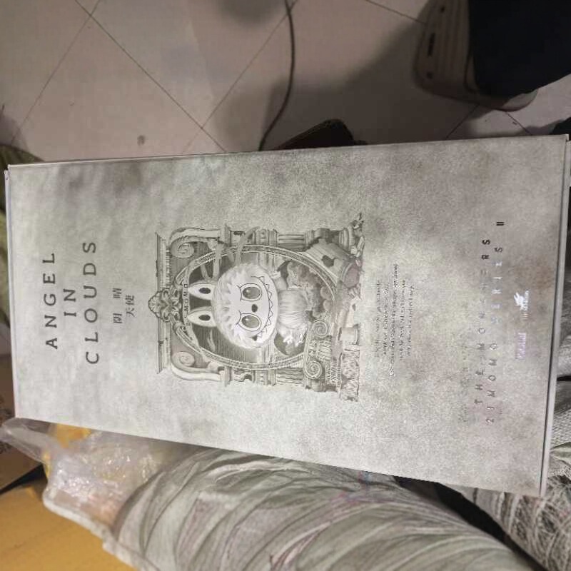 泡泡玛特拉布布labubu天使大首领zimomo中号搪胶脸公仔改娃58CM|undefined