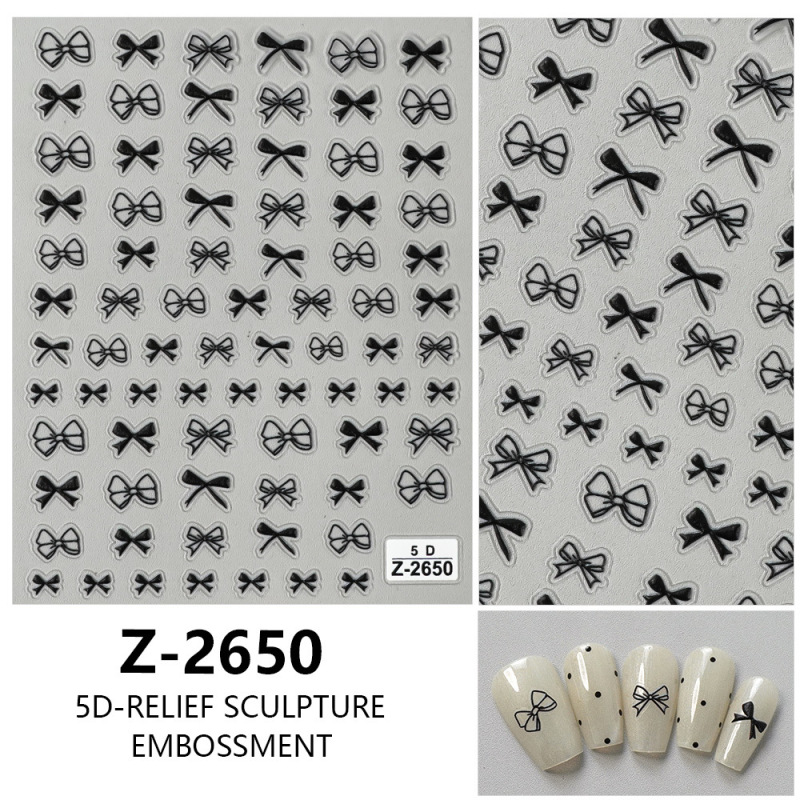 ヨーロッパとアメリカのクリスマスネイルアートステッカー漫画かわいい 5D 立体レリーフステッカー DIY ネイルアートアクセサリー子供のネイルステッカー|undefined