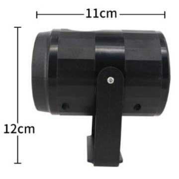 La luz de proyección giratoria con patrón de tormenta de nieve navideña no se puede cambiar a la fuente de alimentación USB de película, enchufable