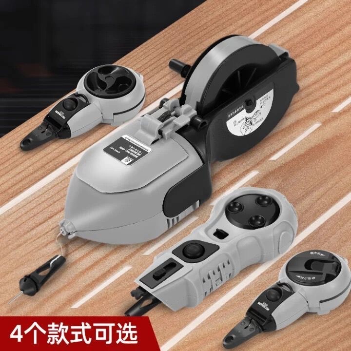 木工用墨吹き糸、落下防止特殊プラスチック製木製墨吹き糸、手動弾性糸ツール、手回し電動スクライバー、糸巻き取りツール|undefined