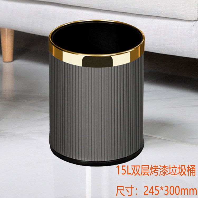 Patrón gris del anillo dorado de 15l