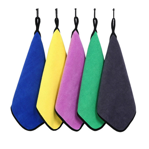 LONGLI Thick Absorbent Hairy Traceless Car Wash Towel Coral Fringe Cloth Multi-purpose Kitchen Cleaning Towel Fishing Towel