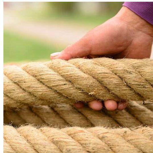 粗绳子耐磨水管绳手工编织拔河绳diy装饰照片墙捆绑扎绳攀爬绳