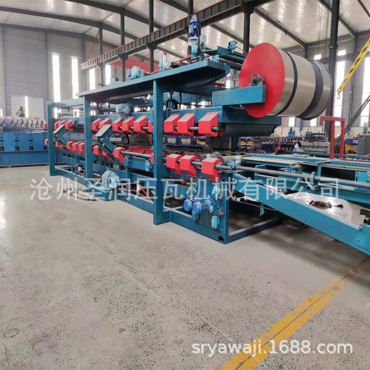 上海980泡沫岩棉搭接式复合板机  复合板机配置  夹芯板设备