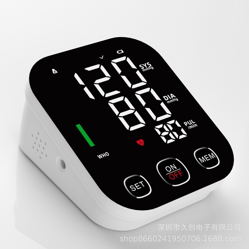 JC801 血圧計 LED 大画面インテリジェント音声電子血圧測定器心拍数医療家庭用血圧測定|undefined