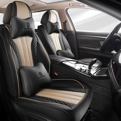 Four Seasons Pad: Napa Leather Seat Cushion Five-Seater Car