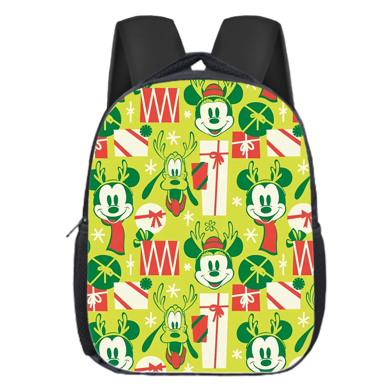 Mochila escolar popular de Mickey para niños, mochila de jardín de infantes, dibujos animados, linda, versátil, para estudiantes de primaria, mochila de gran capacidad, ligera