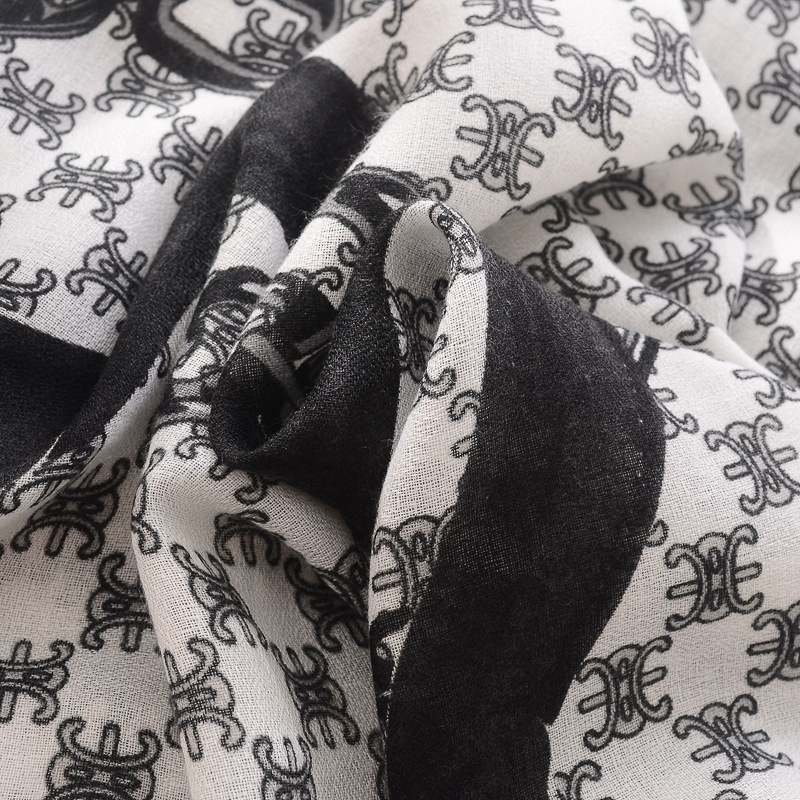 2021 primavera y verano cálido aire acondicionado chal protector solar bufanda algodón y lino sensación Toalla de playa Otoño e Invierno nueva carta bufanda para mujeres