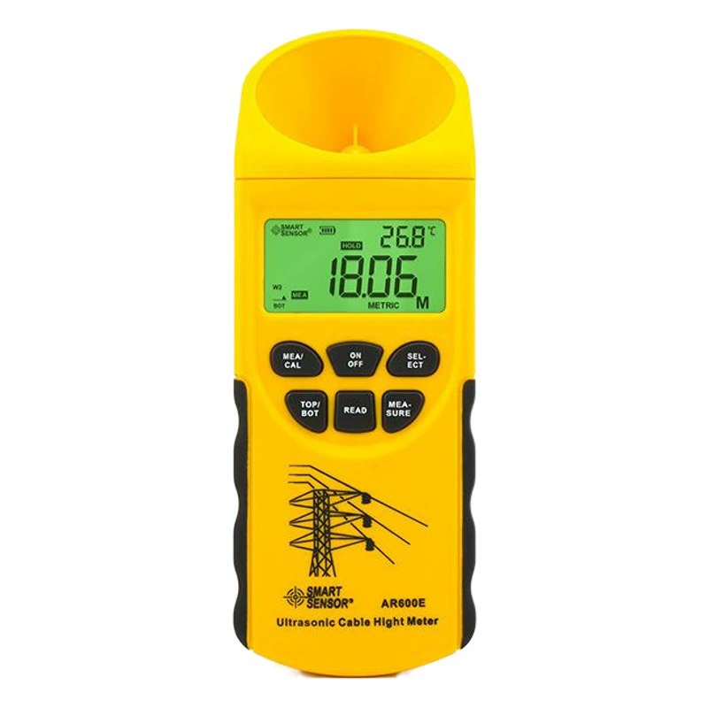Hima AR600E Ультразвуковой высотомер дальномер воздушного кабеля Измеритель высоты кабеля дальномер