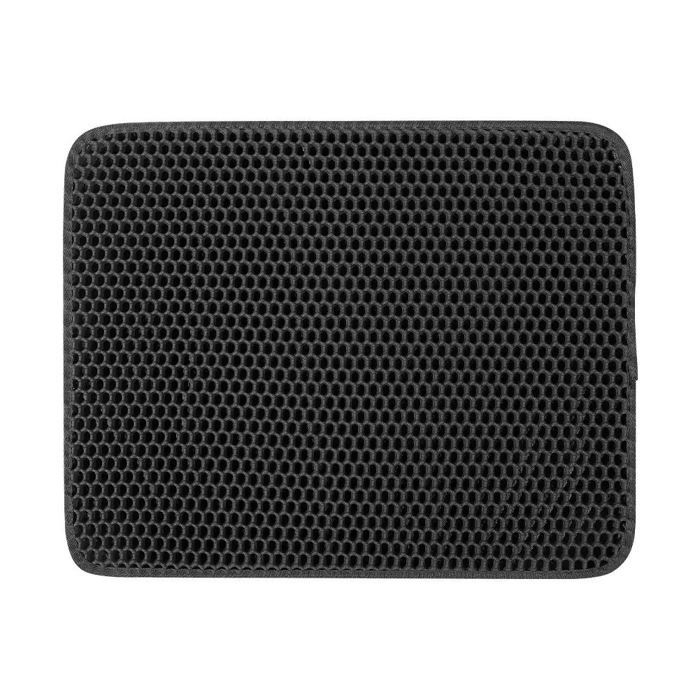 Tapete para Arena de Gato EVA de Doble Capa, Extra Grande, Anti-Salpicaduras, Lavable, Tapete para Caja de Arena de Gato, Filtro Anti-Salpicaduras, Tapete de Control de Arena