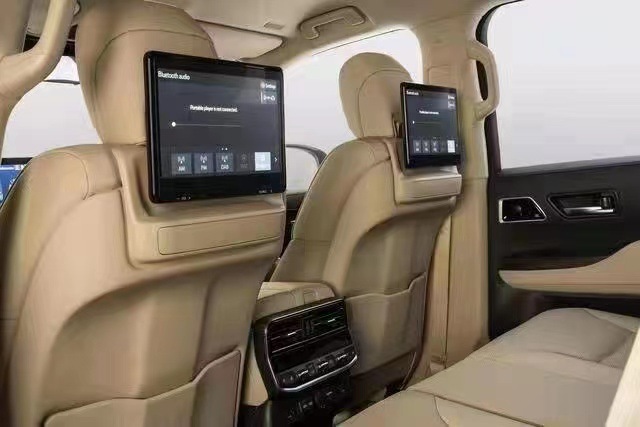 New 14inch Land Cruiser headrest Android display screen for LC300/LC200, dedicated headrest display screen