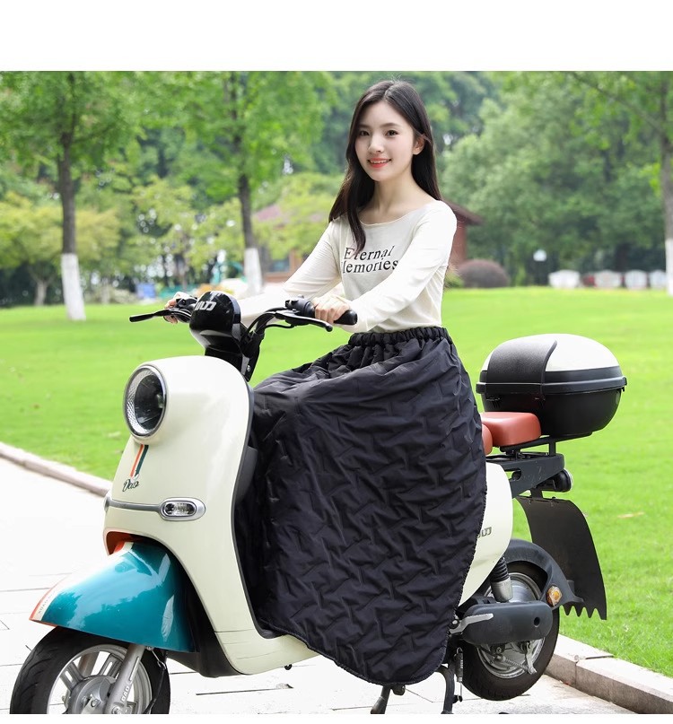 Suitable for Electric Vehicle Windproof Quilt Autumn and Winter New Half-Body Warm Knee Pads Waterproof Thickeneded Velvet Windproof Skirt for Men and Women
