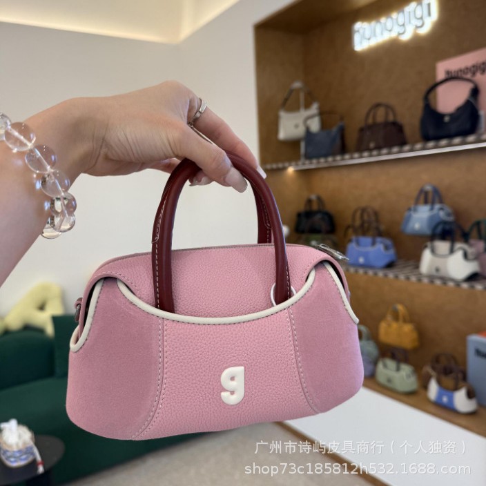 KUNOGIGI New Baseball Boston Bag Mini Original Design Women's Handbag Crossbody Bag - Thumbnail 4