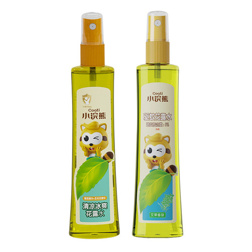 Wholesale Little Raccoon Mosquito Repellent Toilet Water for Children and Baby Anti-prickly Heat Bath Anti-itch Cooling Anti-mosquito Liquid Cross-border Amazon