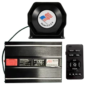 Wireless 300W siren speaker, 12V car loudspeaker, AS high-pitched alarm, AS7200A+ octagonal speaker