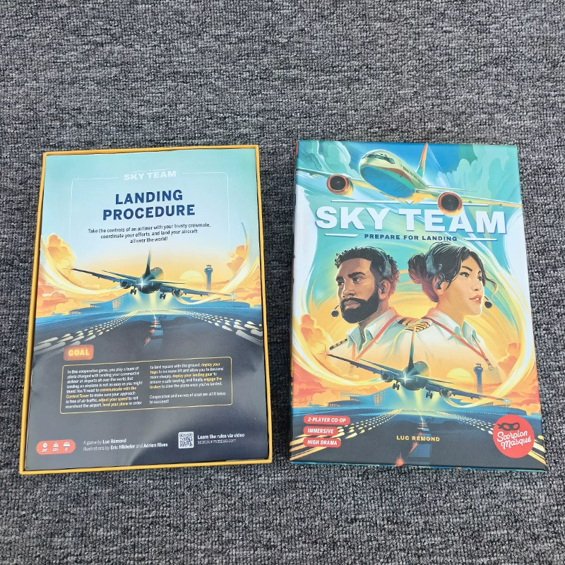 Английская версия Sky Team Two Tiahe Team Cooperation Communication Limit Card Leisure Party Board Board Board