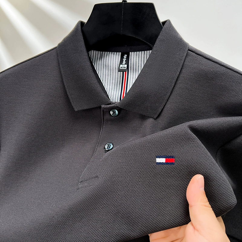 Summer cotton elite short sleeve T-shirt, polo, 100% cotton