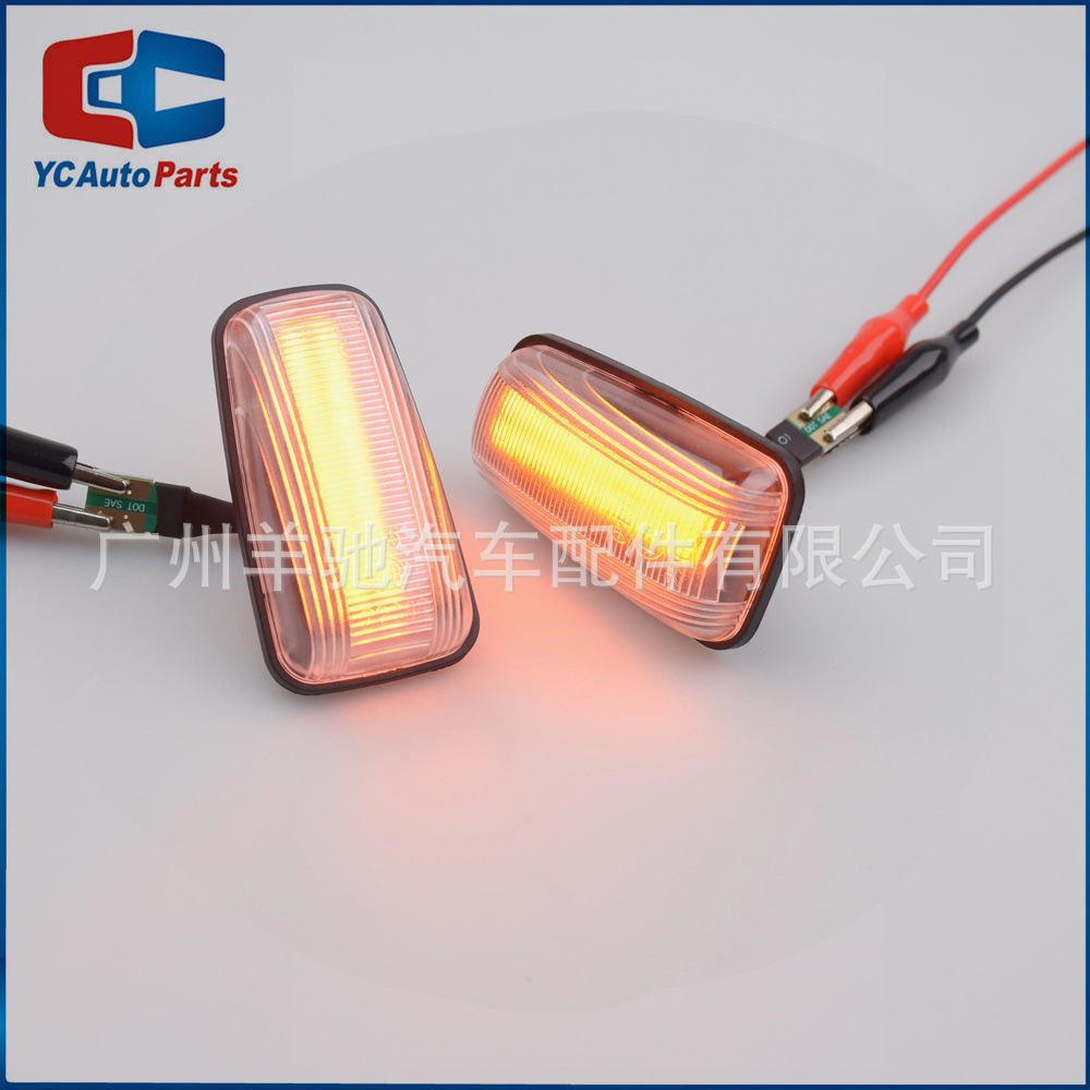 Aplicable para Peugeot 406 Citroën Fiat Ulysse 220 lámpara de lámpara LED de dirección lateral de flujo