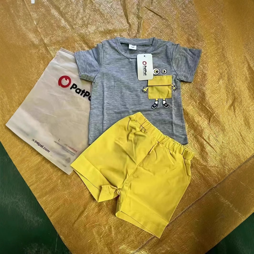 Patpat sets marcas de comercio exterior ropa infantil estilo mezcla de ropa al por mayor sets de niños Patpat transfronterizos