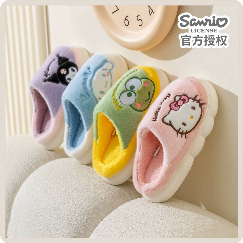 Hello Kitty, демисезонные тапочки, семейный стиль