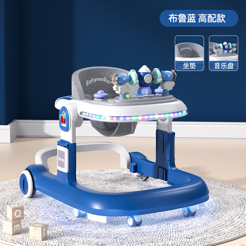 El andador para bebés y niños pequeños es anti-vuelco durante 6-18 meses.