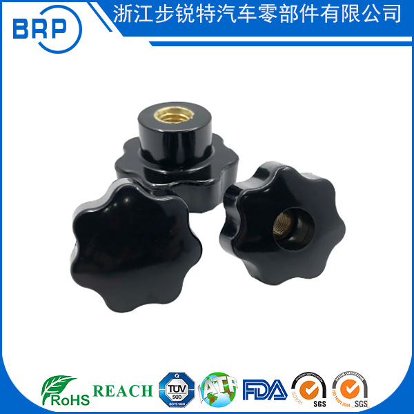 厂家供应 销售 批发 定制塑料梅花手拧螺母