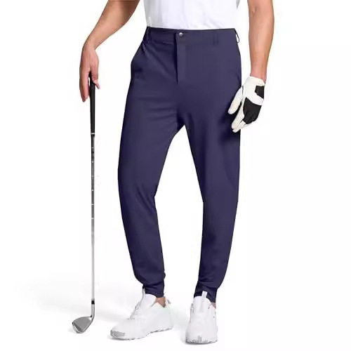Men's Casual Sports Running Fitness Golf Slim Fit Pocket Pants