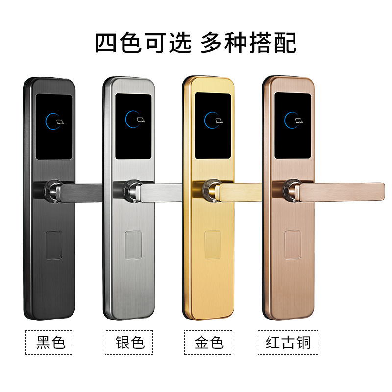 【Stainless Steel 304 Security Door Lock】Hotel Door Lock Factory Card Reader Smart Lock Guesthouse Door Lock Sensor Lock