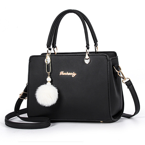 Women's Crossbody Single Shoulder Bag Simple Handbag Bag Middle-Aged Mother Bag PU Leather Square Bag Wholesale Chain Bag