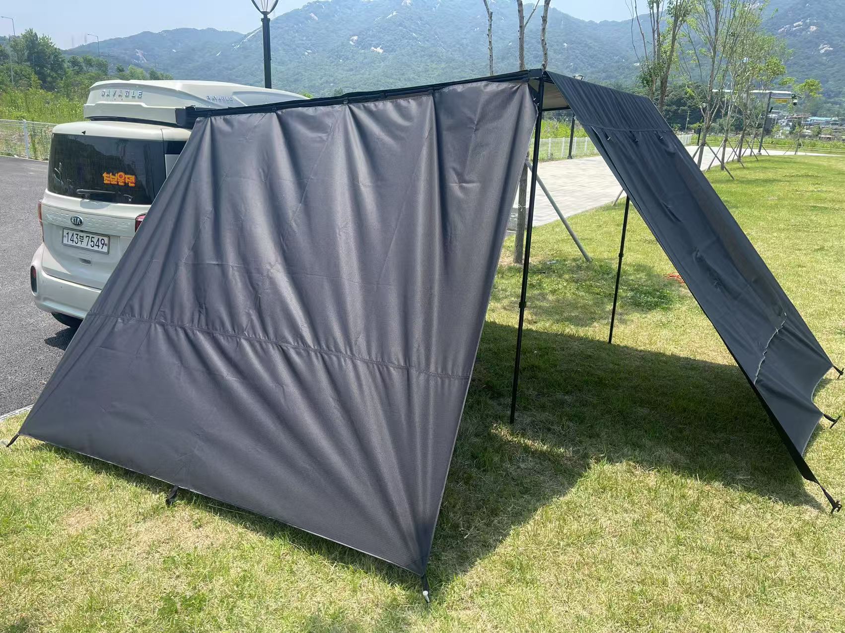 Car Side Tent, Suv Roof Side Tent, Vehicle-Mounted Outdoor Car Side Canopy, Sunshade, Car Side Canopy Tent