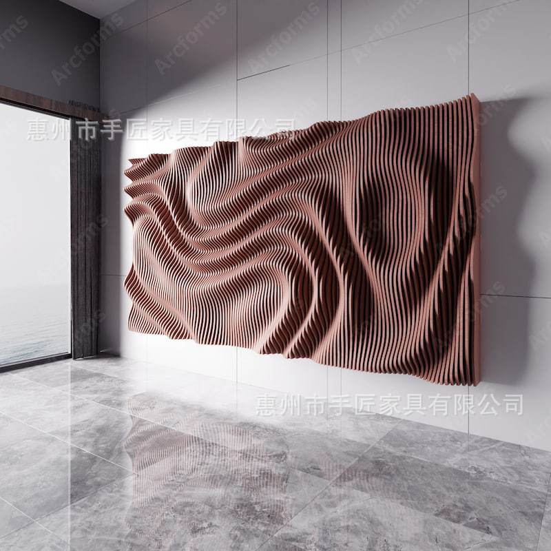 Decoración de Pared Cara de Madera Maciza, Decorativo, para Salón, Dormitorio y Hoteles image 16