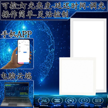 5.8G自组网微波感应物联网应急面板灯吊顶led人体雷达感应平板灯