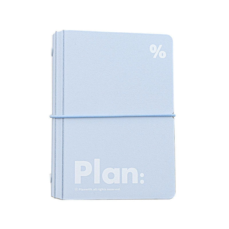 Handheld Notebook A6/A7 with Elastic Belt, Tear-Off Scheduler, Simple Elegant Design